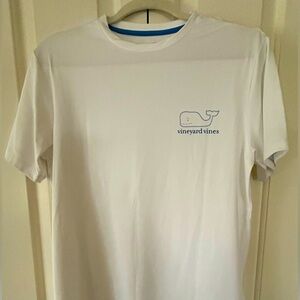 NWT, Men’s White Vineyard Vines Whale Harbor SS Tee, XS